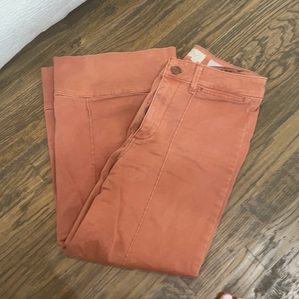 Anthropologie wide leg pants high waisted